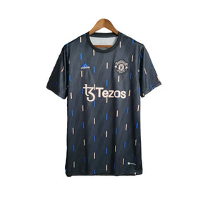 Camisa de Treino Manchester United 23/24 - Torcedor Masculina - Preto - Manto Elegante