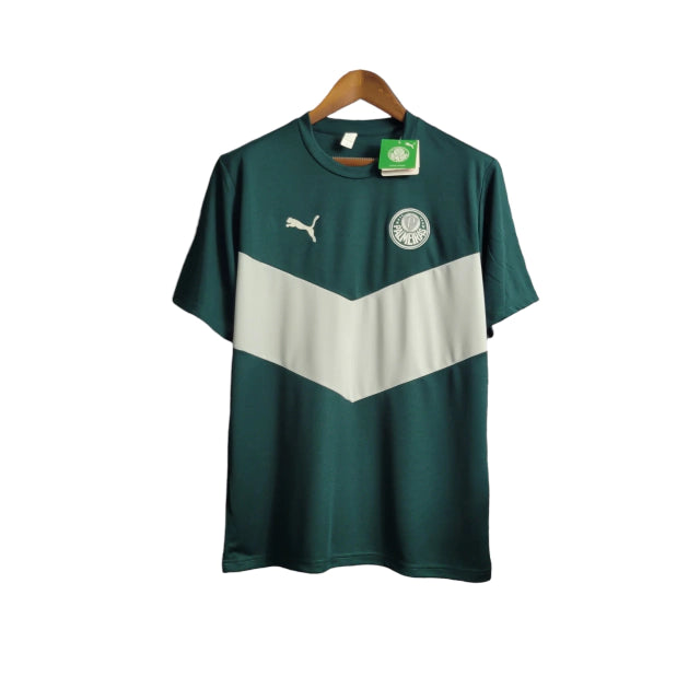 Camisa de Treino Palmeiras 22/23 - Torcedor Masculina - Verde e Branco - Manto Elegante