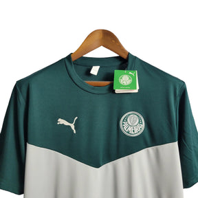 Camisa de Treino Palmeiras 22/23 - Torcedor Masculina - Verde e Branco - Manto Elegante