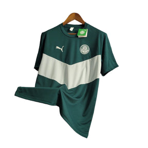 Camisa de Treino Palmeiras 22/23 - Torcedor Masculina - Verde e Branco - Manto Elegante