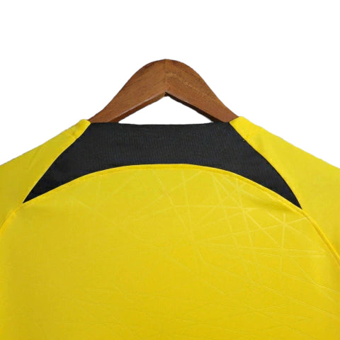 Camisa de Treino PSG 23/24 - Torcedor Masculina - Amarelo - Manto Elegante