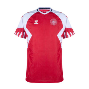 Camisa Seleção da Dinamarca I (Home) 23/24 - Torcedor Masculina - Vermelho - Manto Elegante