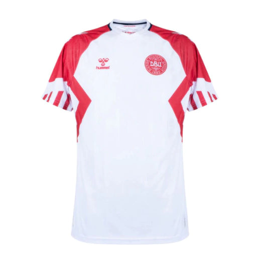 Camisa Seleção da Dinamarca II (Away) 23/24 - Torcedor Masculina - Branco - Manto Elegante