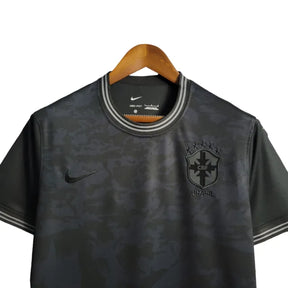 Camisa do Brasil Edição Especial 22/23 - Torcedor Masculina - All Black - Manto Elegante