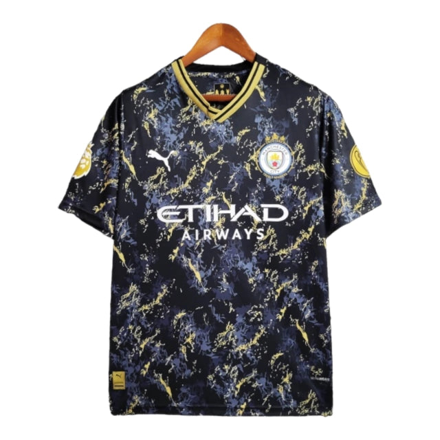 Camisa Manchester City Edição Especial 22/23 - Torcedor Masculina - Preto - Manto Elegante