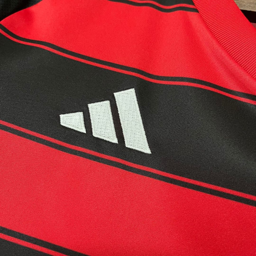 Flamengo Home Shirt 24/25 - Women's Fan Shirt - Red and Black