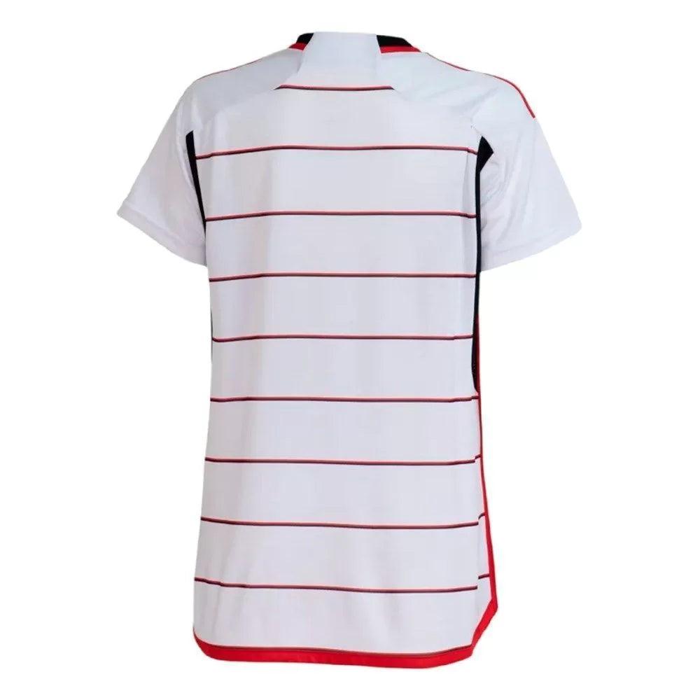 Camisa Flamengo II 23/24 - Torcedor Feminina - Branco - Manto Elegante