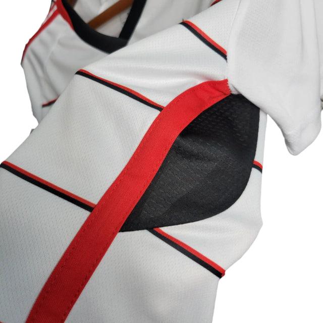 Camisa Flamengo II 23/24 - Torcedor Feminina - Branco - Manto Elegante