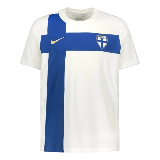 Camisa Seleção da Finlândia I (Home) 2022 - Torcedor Masculina - Branco - Manto Elegante