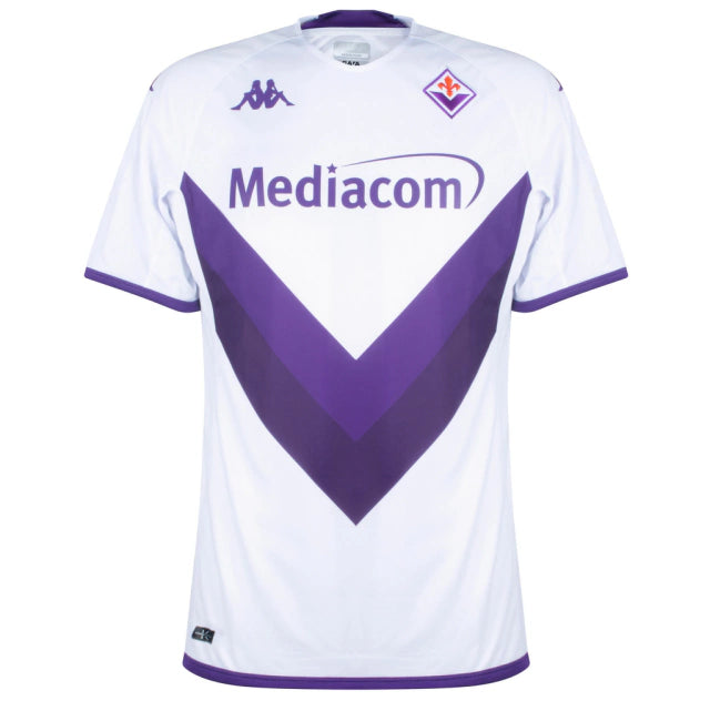 Camisa Fiorentina II (Away) 22/23 - Torcedor Masculina - Branco e Roxo - Manto Elegante