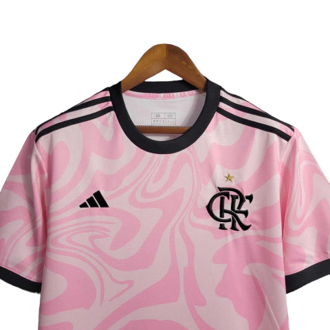 Camisa Flamengo Edição Especial 23/24 - Torcedor Masculina - Rosa - Manto Elegante