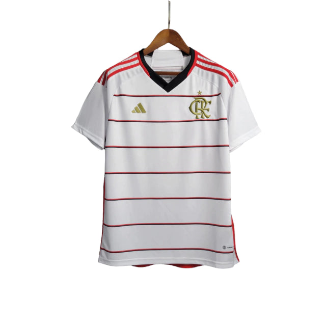 Camisa Flamengo II 23/24 - Torcedor Masculina - Branco - Manto Elegante