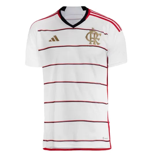 Camisa Flamengo II 23/24 - Torcedor Masculina - Branco - Manto Elegante