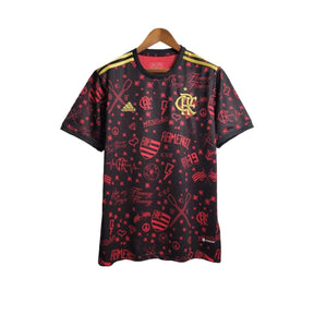 Camisa Flamengo Edição Especial 23/24 - Torcedor Masculina - Preto e Vermelho - Manto Elegante