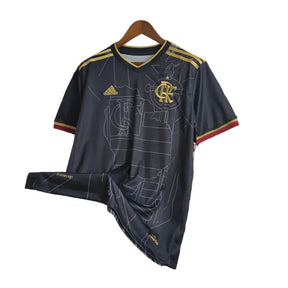 Camisa Flamengo Edição Especial 22/23 - Torcedor Masculina - Preto / Tri Campeão da Libertadores - Manto Elegante