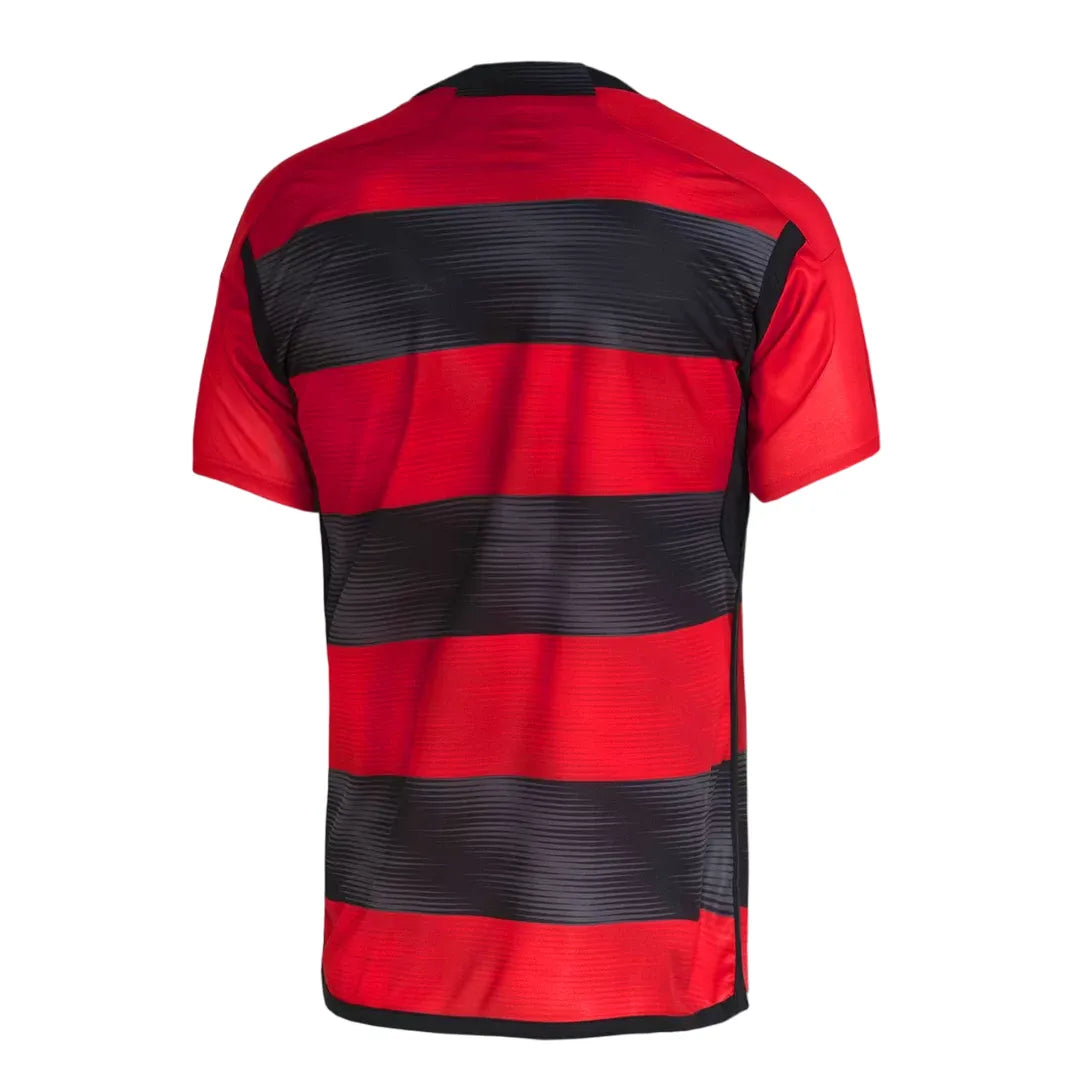 Camisa Flamengo I 23/24 - Torcedor Masculina - Vermelho e Preto - Manto Elegante