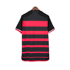 Camisa Flamengo I 24/25 - Torcedor Masculina - Vermelho e Preto - Manto Elegante