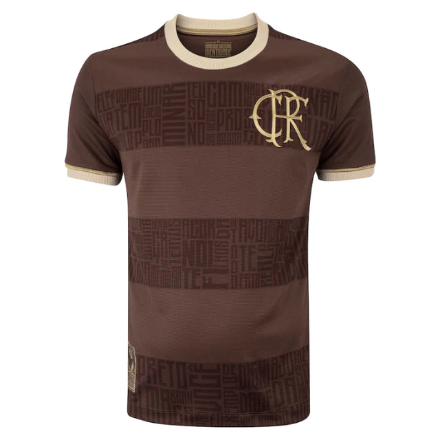 Camisa Flamengo Consciência Negra 24/25 - Torcedor Masculina - Marrom