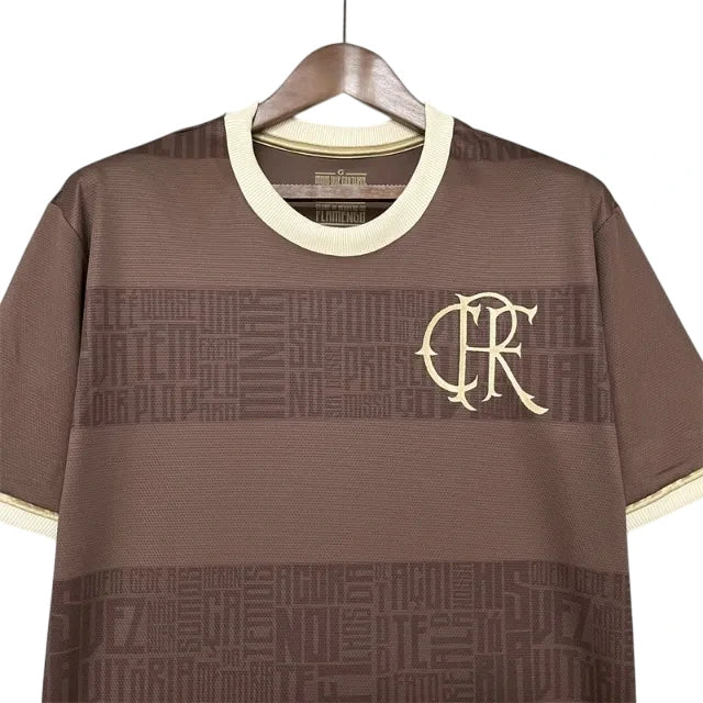 Camisa Flamengo Consciência Negra 24/25 - Torcedor Masculina - Marrom