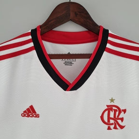 Camisa Flamengo II 22/23 - Torcedor Feminina - Branco - Manto Elegante