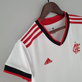 Camisa Flamengo II 22/23 - Torcedor Feminina - Branco - Manto Elegante