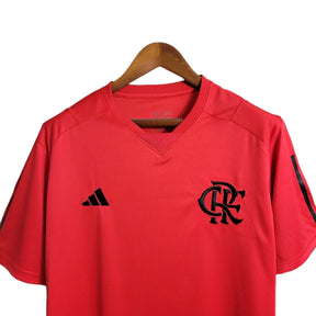 Camisa de Treino Flamengo 23/24 - Torcedor Masculina - Vermelho - Manto Elegante