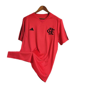 Camisa de Treino Flamengo 23/24 - Torcedor Masculina - Vermelho - Manto Elegante