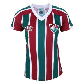 Camisa Fluminense I 22/23 - Torcedor Feminina - Tricolor - Manto Elegante