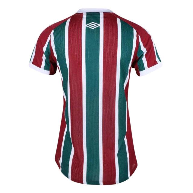 Camisa Fluminense I 22/23 - Torcedor Feminina - Tricolor - Manto Elegante