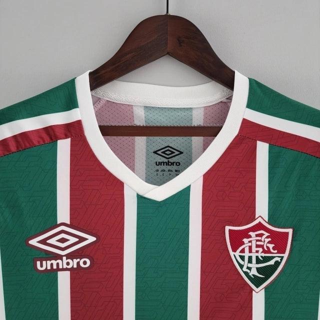 Camisa Fluminense I 22/23 - Torcedor Feminina - Tricolor - Manto Elegante