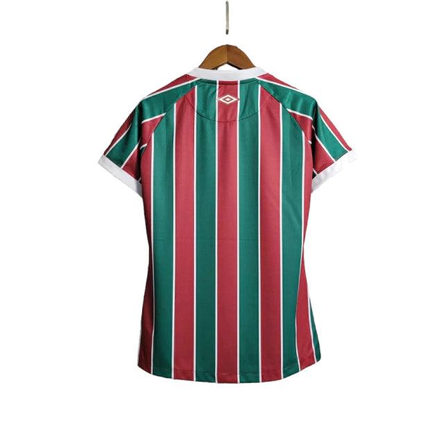 Camisa Fluminense I 23/24 - Torcedor Feminina - Tricolor - Manto Elegante