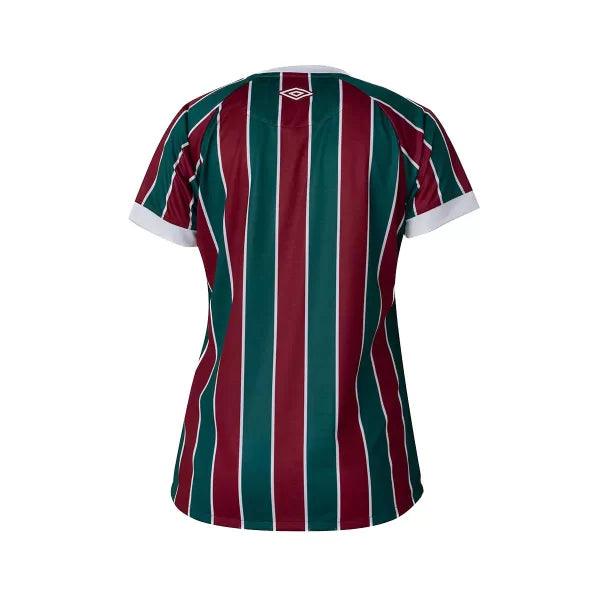 Camisa Fluminense I 23/24 - Torcedor Feminina - Tricolor - Manto Elegante