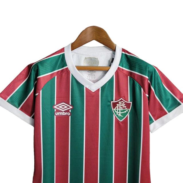 Camisa Fluminense I 23/24 - Torcedor Feminina - Tricolor - Manto Elegante