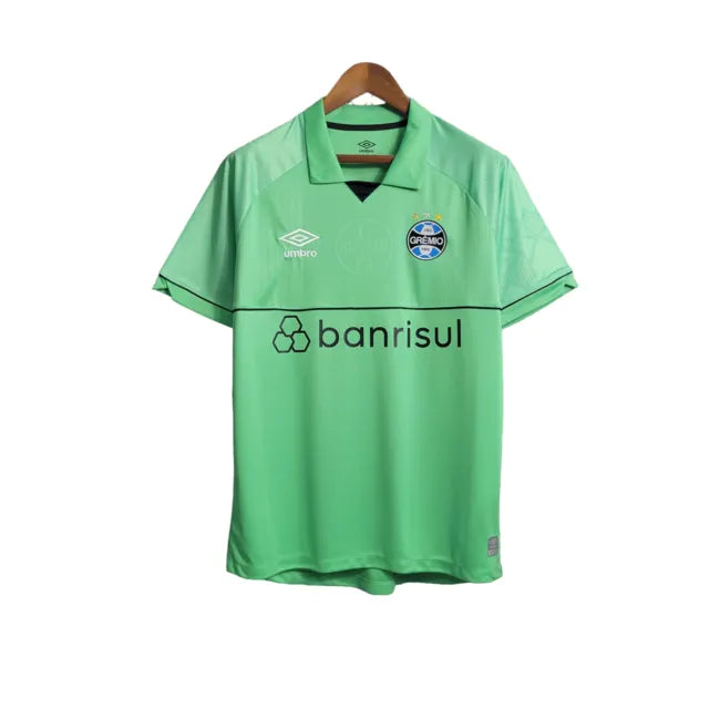 Camisa de Goleiro Grêmio 23/24 - Torcedor Masculina - Verde - Manto Elegante