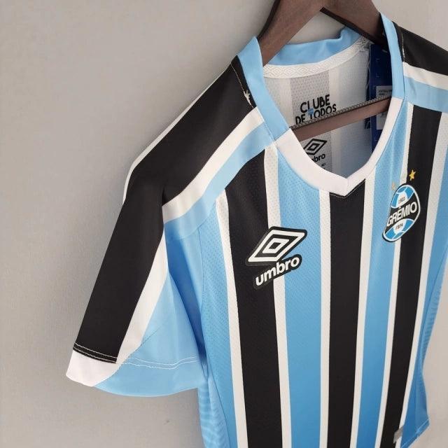 Camisa Grêmio I 22/23 - Torcedor Feminina - Azul - Manto Elegante