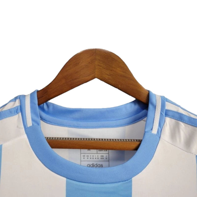 Camisa Seleção da Argentina I (Home) 24/25 - Torcedor Feminina - Branco e Azul