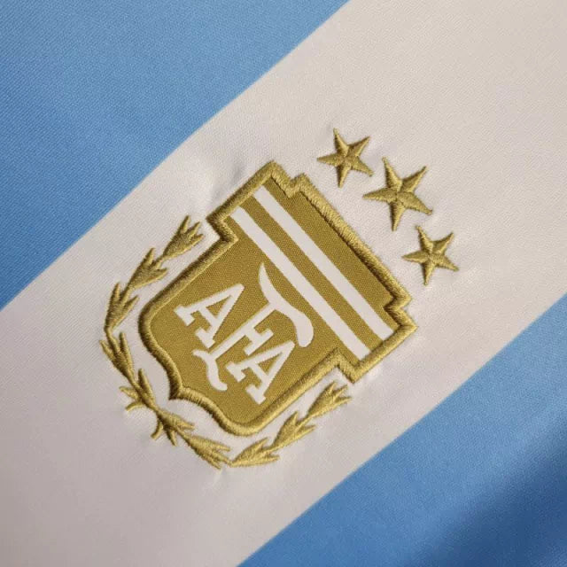 Camisa Seleção da Argentina I (Home) 24/25 - Torcedor Feminina - Branco e Azul