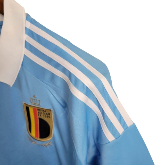 Camisa Seleção da Bélgica II (Away) 24/25 - Torcedor Masculina - Azul - Manto Elegante