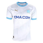 Camisa Olympique Marseille I (Home) 23/24 - Torcedor Masculina - Branco - Manto Elegante