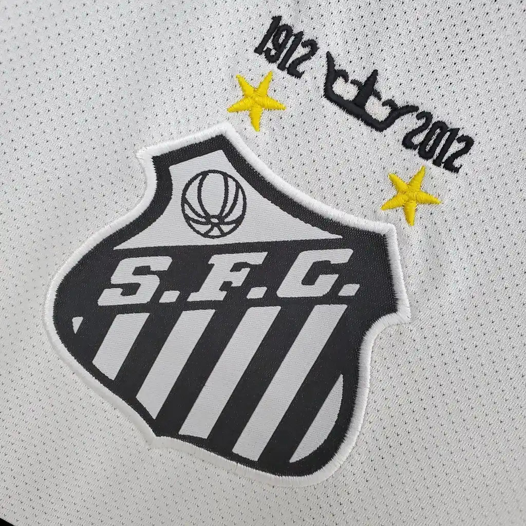 Camisa Retrô Santos I 2012 - Torcedor Masculina - Branco