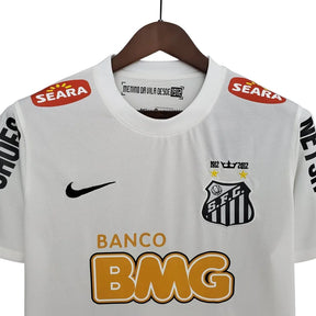 Camisa Retrô Santos I 2012 - Torcedor Masculina - Branco