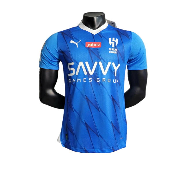 Camisa Al-Hilal I (Home) 23/24 - Jogador Masculina - Azul - Manto Elegante