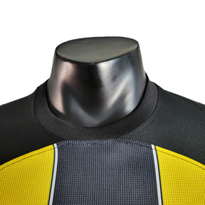 Camisa Al-Ittihad I (Home) 23/24 - Jogador Masculina - Preto e Amarelo - Manto Elegante