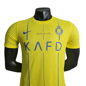 Camisa All-Nassr I (Home) 23/24 - Jogador Masculina - Amarelo - Manto Elegante