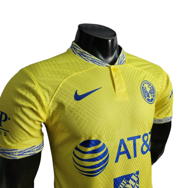 Camisa América do México I (Home) 22/23 - Jogador Masculina - Amarelo - Manto Elegante