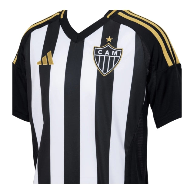 Camisa Atlético Mineiro I 25/26 - Torcedor Masculina - Preto e Branco