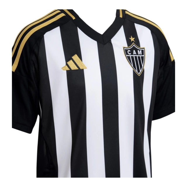 Camisa Atlético Mineiro I 25/26 - Torcedor Masculina - Preto e Branco