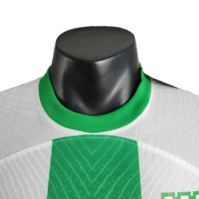 Camisa Atlético Nacional I (Home) 23/24 - Jogador Masculina - Branco e Verde - Manto Elegante