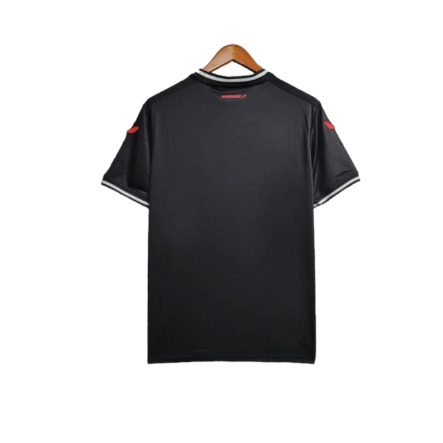 Camisa Bayer Leverkusen I (Home) 23/24 - Torcedor Masculina - Preto e Vermelho