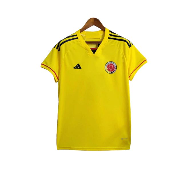 Camisa Seleção da Colômbia I (Home) 23/24 - Torcedor Masculina - Amarelo - Manto Elegante